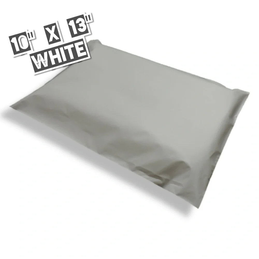 50 Poly Mailers 10x13 White